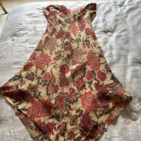 Ralph Lauren Dresses & Skirts - Ralph Lauren linen paisley and flower print kerchief sleeveless dress